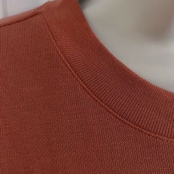 J. Jill 3/4 sleeves top. Rust colored. Size Small - Picture 2 of 5
